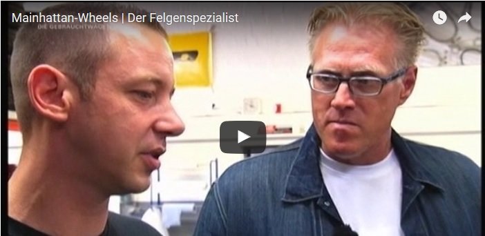 TV-Reportage über die Felgenbearbeitung bei Mainhattan-Wheels
