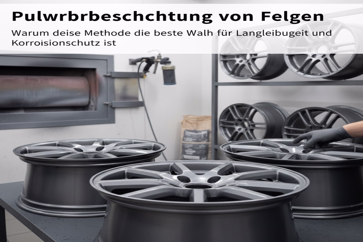 Pulverbeschichtung von Felgen