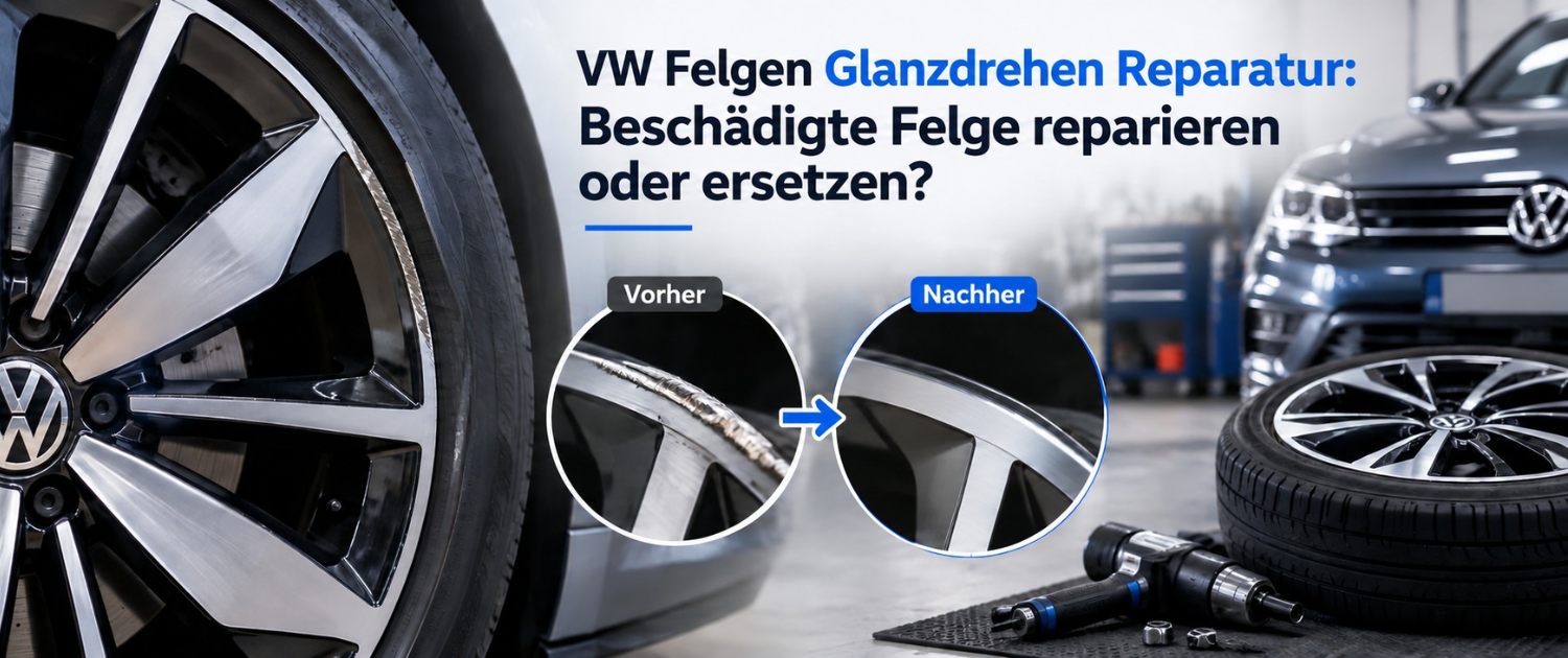 Felgen-Glanzdrehen-Reparatur