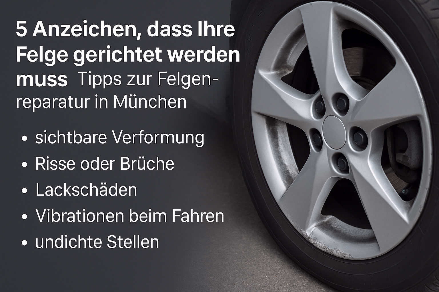 Felgenreparatur in München