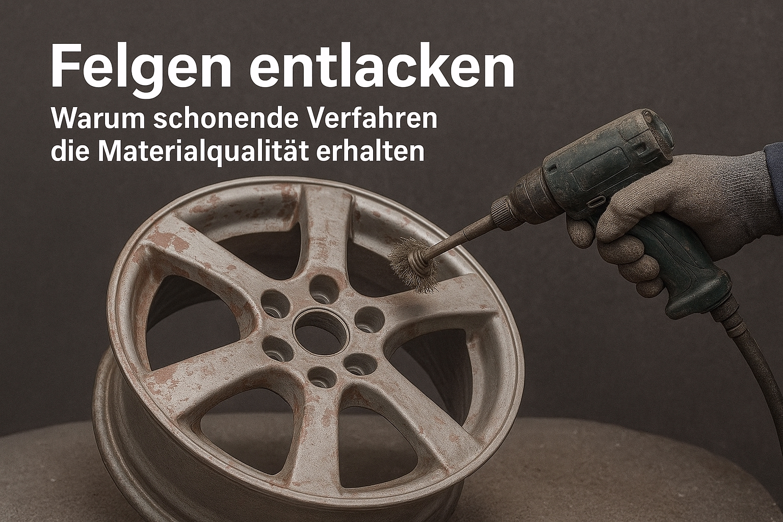 Felgen entlacken